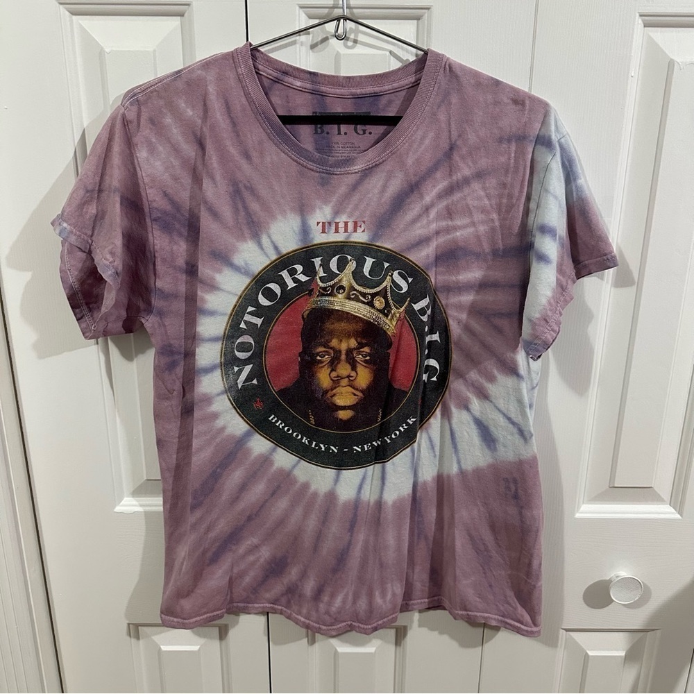 Notorious BIG Tie Dye Shirt - Picture 1 of 5